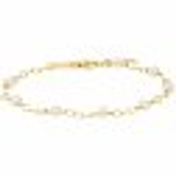 Armband 925/- Sterling Silber vergoldet 8 Perlen 19cm lang günstig online kaufen