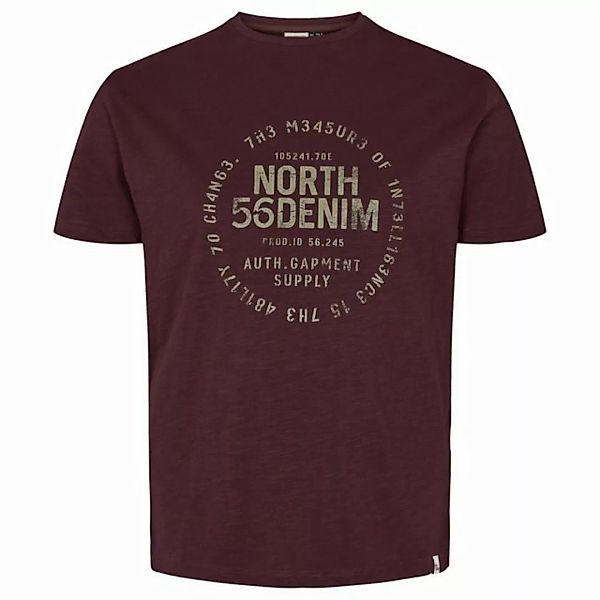 north 56 4 Rundhalsshirt Printed T-Shirt von North 56Denim in Herren Übergr günstig online kaufen