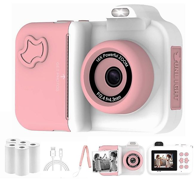 Forrlite Kinderkamera 1080P 2,4-Zoll-Bildschirm Kinderkamera (Doppelobjekti günstig online kaufen