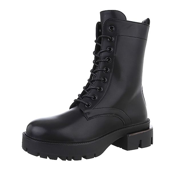 Ital-Design Damen Schnürschuhe Biker Westernstiefelette (87214599) günstig online kaufen