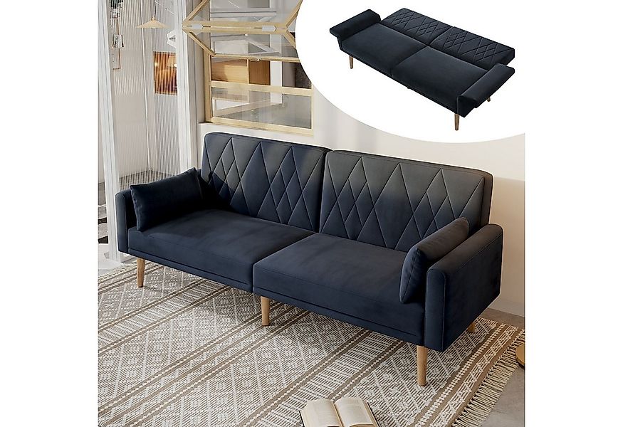 Ulife Schlafsofa mit Bettfunktion, Kleines Sofa,2-Sitzer-Sofa mit Schlaffun günstig online kaufen