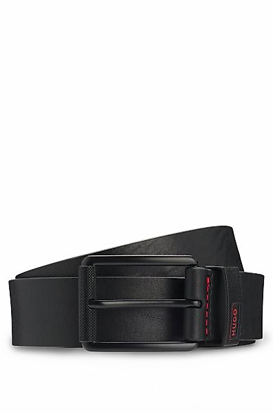 HUGO Ledergürtel "Geffrey Sz40", mit Dornschließe, Logo an der Schlaufe günstig online kaufen