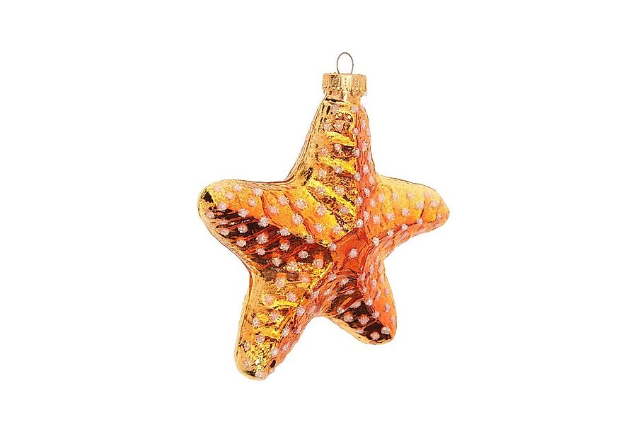 Krebs Glas Lauscha Christbaumschmuck Seestern, ca. 3 x 9 x 11 cm, Meeres-De günstig online kaufen