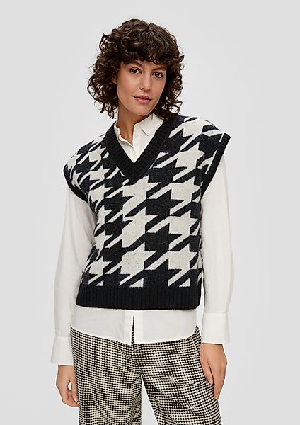 s.Oliver Pullunder Strickpullunder aus Wollmix günstig online kaufen