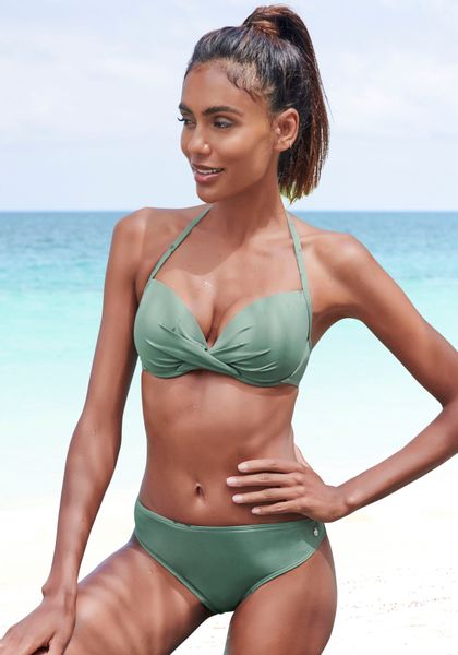 s.Oliver Push-Up-Bikini-Top "Spain" in Wickeloptik günstig online kaufen