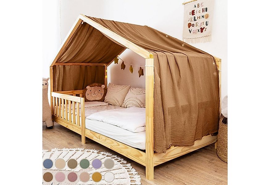 lilimaus Betthimmel Hausbetthimmel aus Musselin - Hausbett Deko für Mädchen günstig online kaufen