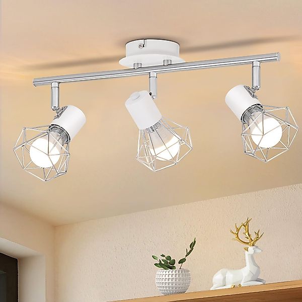 Nettlife Deckenstrahler Deckenstrahler 3 Flammig Rund günstig online kaufen