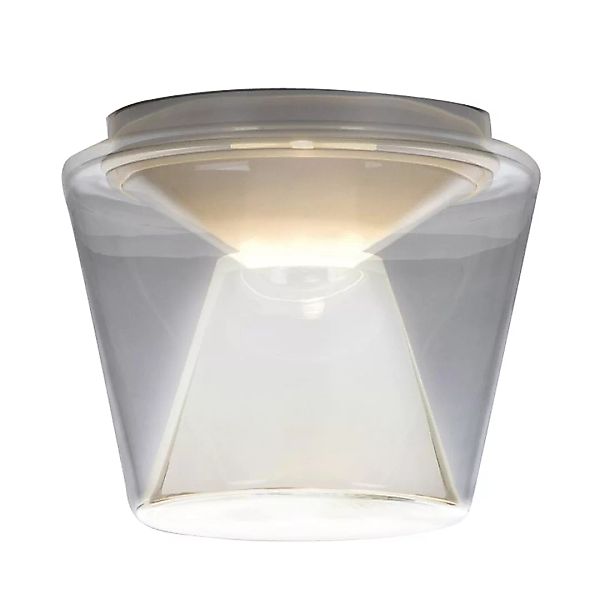 Serien - Annex Ceiling Deckenleuchte L - transparent/Reflektor: Glas opal/H günstig online kaufen