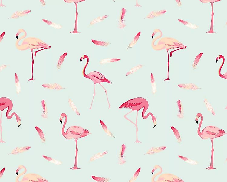 Fototapete "Flamingo 1" 4,00x2,70 m / Glattvlies Brillant günstig online kaufen