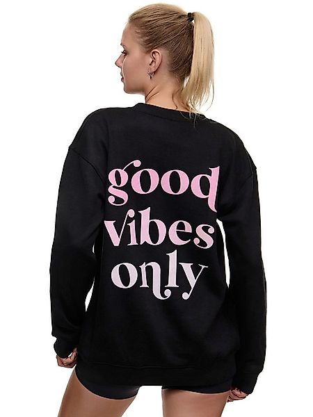Worldclassca Sweatshirt Worldclassca Oversized Sweatshirt Good Vibes Print günstig online kaufen