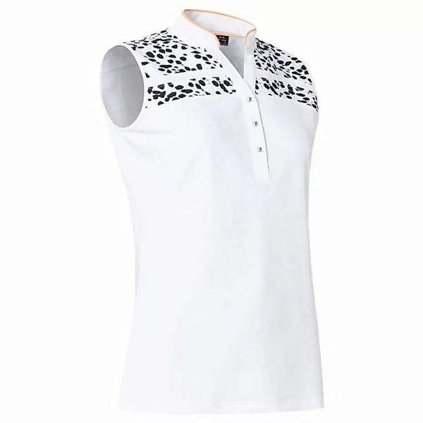 ABACUS Poloshirt Abacus Ladies Anne Sleeveless Polo Black/White günstig online kaufen