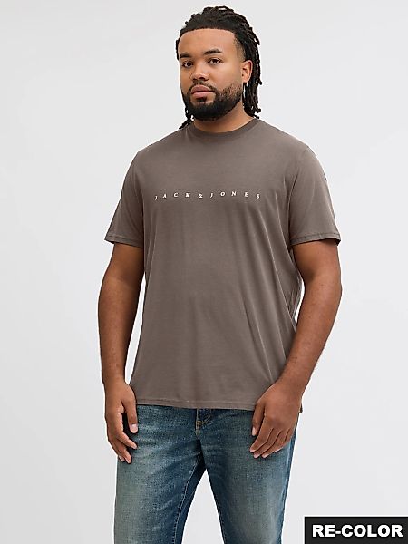 Jack & Jones PlusSize Rundhalsshirt "JJESTAR JJ TEE SS NOOS PLS" mit Logo S günstig online kaufen
