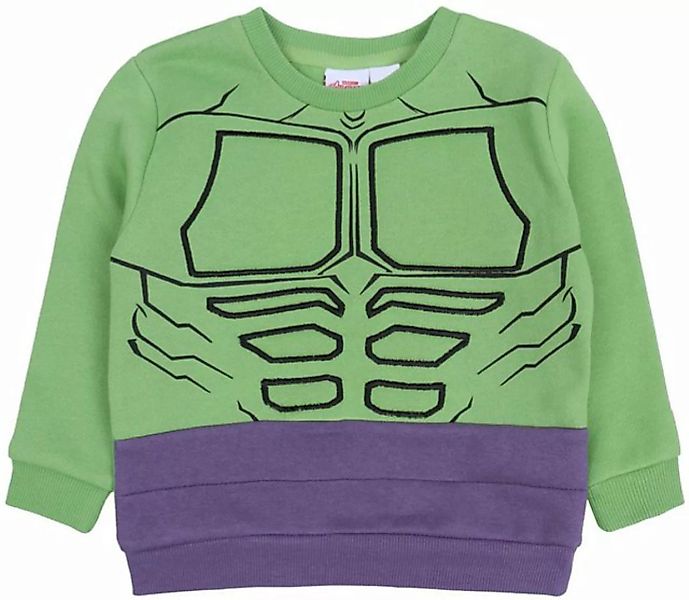 Sarcia.eu Sweatshirt Grün-violette Bluse Hulk MARVEL AVENGERS 3-4 Jahre günstig online kaufen