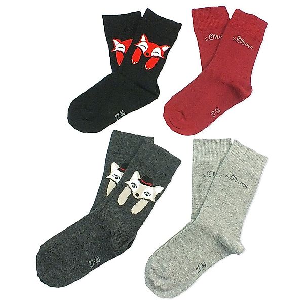 s.Oliver Langsocken S20309 (Set, 4-Paar, 4 günstig online kaufen