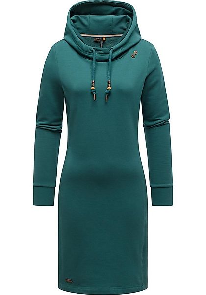 Ragwear Sweatkleid Sabreen Langärmliges Baumwoll Kleid mit Kapuze günstig online kaufen