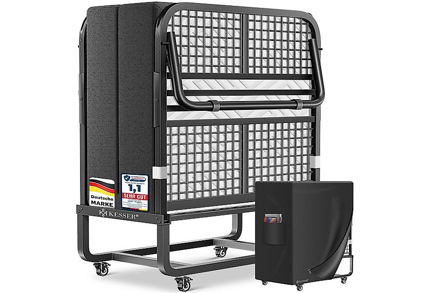KESSER Gästebett 200x90cm Klappbett faltbares Reisebett mit Metallrahmen fü günstig online kaufen