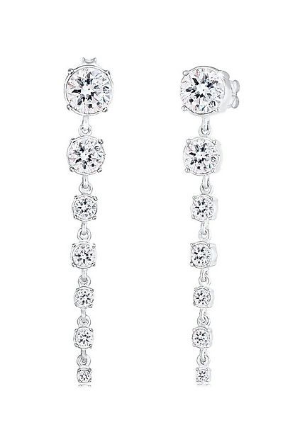 Elli Premium Paar Ohrhänger Ohrhänger Edel 925 Silber, mit Kristallen von S günstig online kaufen