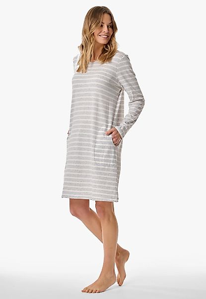 Schiesser Nachthemd "Casual Essentials" Packung, Außentaschen mit leichtem günstig online kaufen