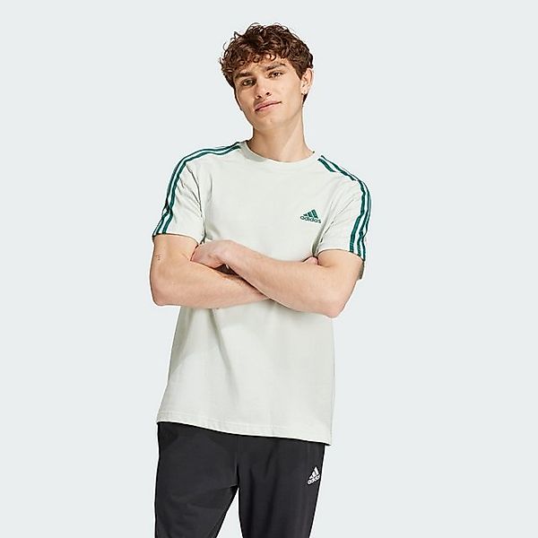 adidas Sportswear T-Shirt ESSENTIALS SINGLE JERSEY 3-STREIFEN T-SHIRT günstig online kaufen