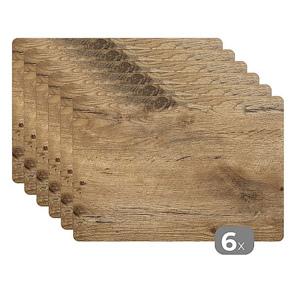 MuchoWow Platzset Holz - Braun - günstig online kaufen