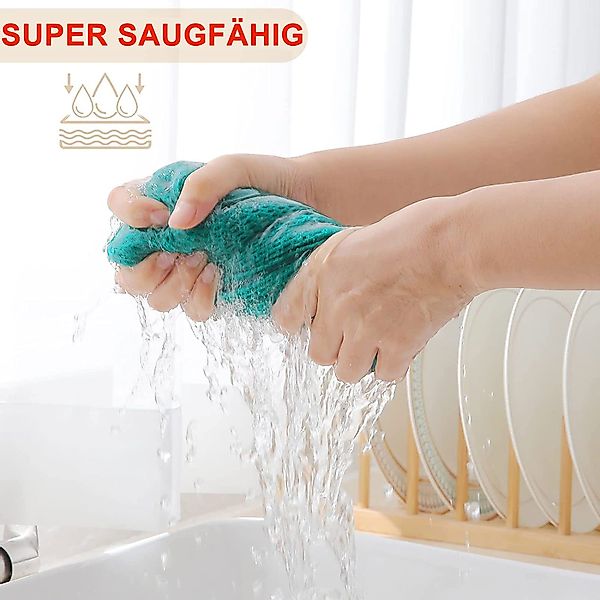 OKWISH Geschirrtuch Spültuch Küchentücher Lappen set günstig online kaufen