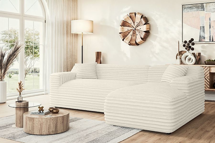 Home affaire Ecksofa »LILLIANA Designsofa, L-Form mit Recamiere rechts/link günstig online kaufen
