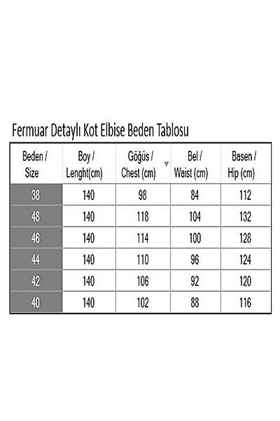 MODAMİHRAM Maxikleid Reißverschluss-Detail Denim-Kleid günstig online kaufen