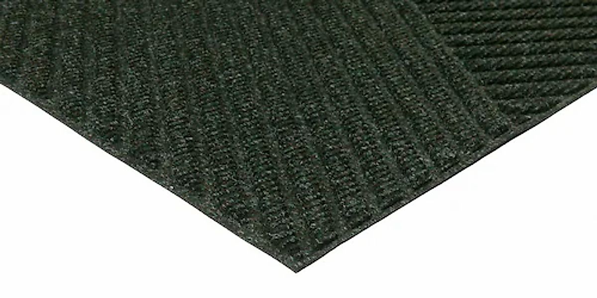 wash+dry by Kleen-Tex Fußmatte »Stripes midnight green«, rechteckig, 8 mm H günstig online kaufen