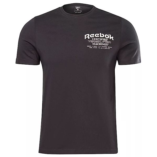 Reebok Weightlifting Novelty Kurzarm T-shirt S Black günstig online kaufen