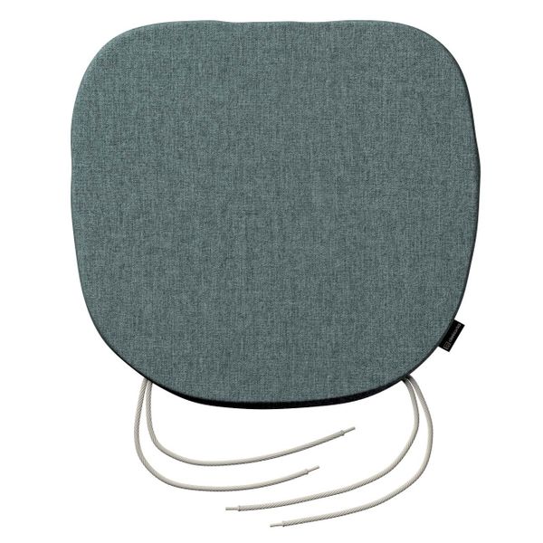 Stuhlkissen Marcus mit Bindeschnur, grau- blau, 40 x 37 x 2,5 cm, City (704 günstig online kaufen