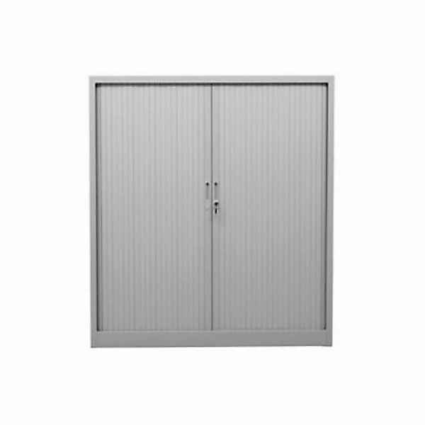 PROREGAL Rollladenschrank Weasel 3 Ordernhöhen HxBxT 135 x 120 x 46 cm Grau günstig online kaufen