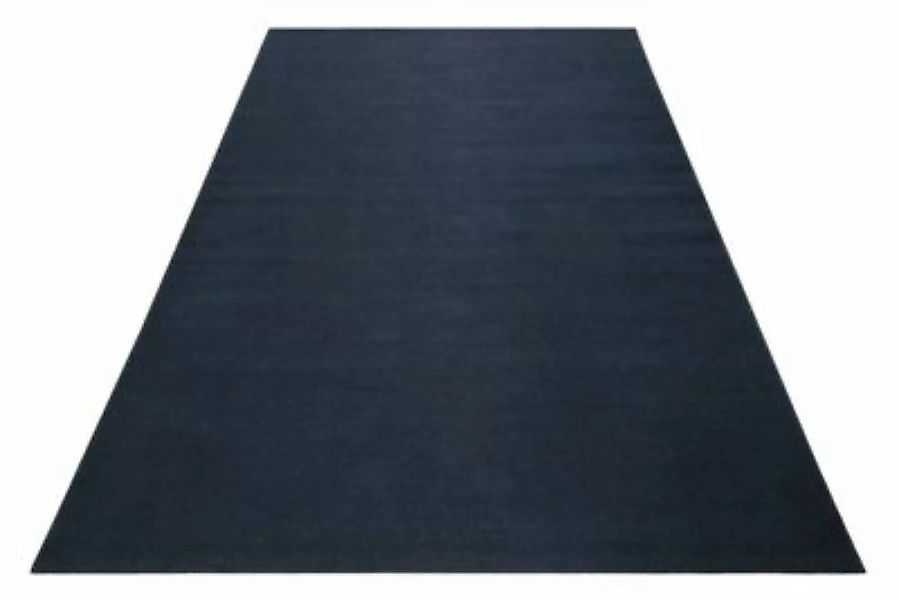 ESPRIT - Kelim Teppich - 5mm - 1,8kg/m² - Naturfaser dunkelblau Gr. 160 x 2 günstig online kaufen