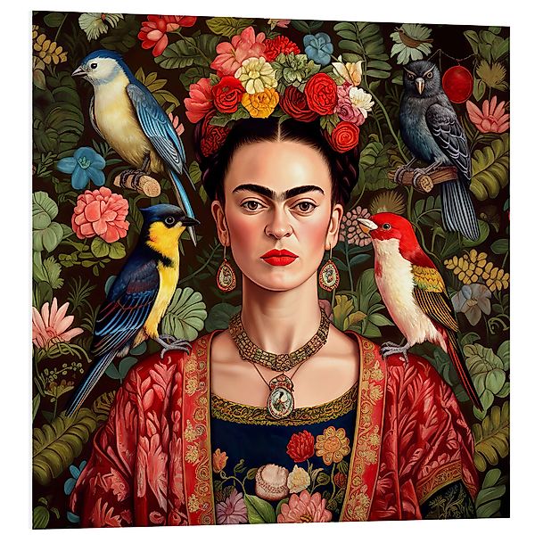 Posterlounge Wandbild Frida Kahlo mit exotischen günstig online kaufen