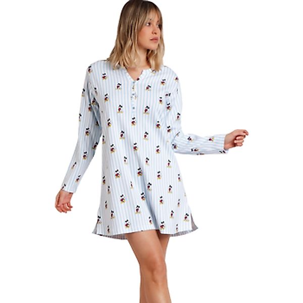 Admas  Pyjamas/ Nachthemden Langärmeliges Nachthemd Mickey New Yord Disney günstig online kaufen