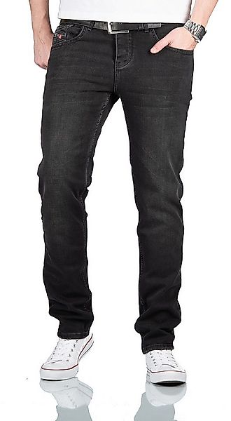 Alessandro Salvarini Straight-Jeans A. Salvarini Herren Jeans Hose mit Knop günstig online kaufen