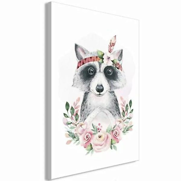 artgeist Wandbild Raccoon Simon (1 Part) Vertical mehrfarbig Gr. 40 x 60 günstig online kaufen