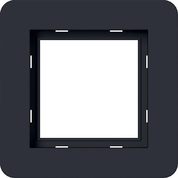 Elektromaterial Abdeckrahmen Leonie 1-fach Schwarz günstig online kaufen