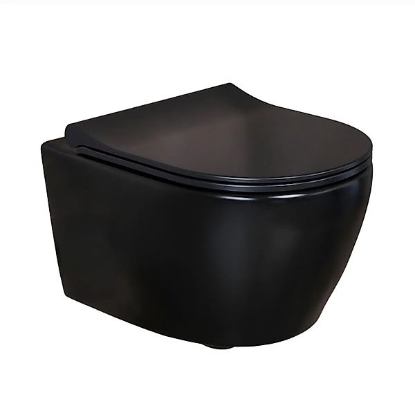 Belvit Spülrandloses Wand-WC Dusch-WC mit Taharet/Bidet Funktion Softclose günstig online kaufen