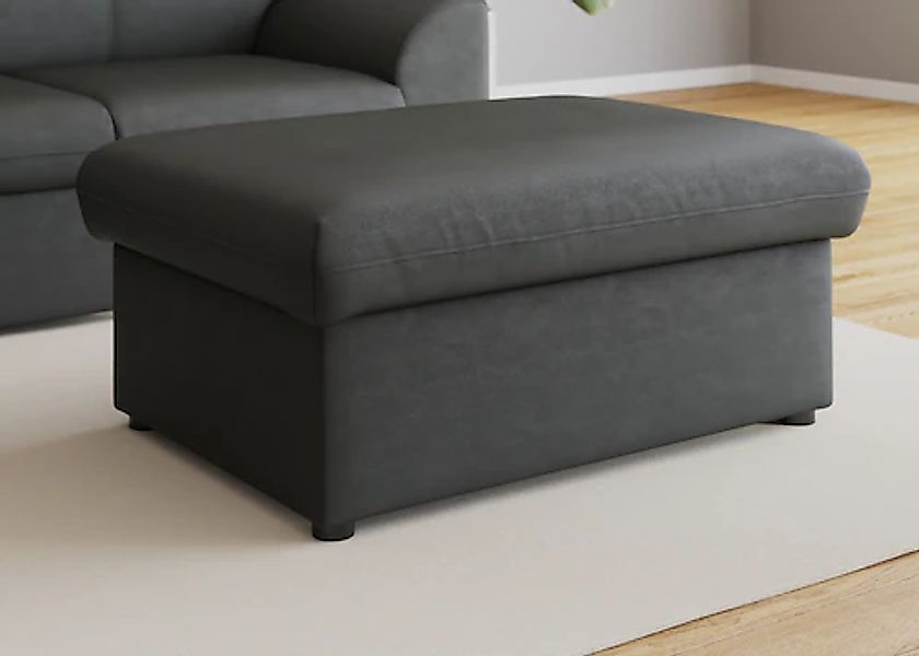 DOMO collection Hocker "Topper", mit Wellenunterfederung, auf Kunststoffgle günstig online kaufen