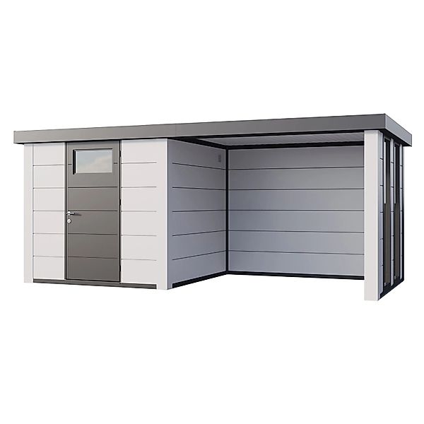 Gerätehaus Classico 2424 Lounge S Rechts Fenster Weiße Ecken 522 x 238 cm W günstig online kaufen