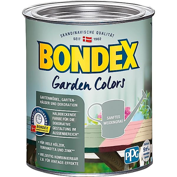 Bondex Garden Colors Sanftes Weidengrau 750 ml günstig online kaufen