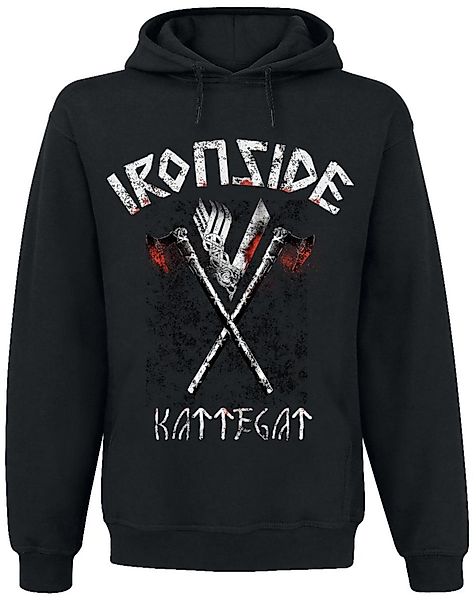 Vikings Ironside Herren Kapuzensweatshirt schwarz günstig online kaufen