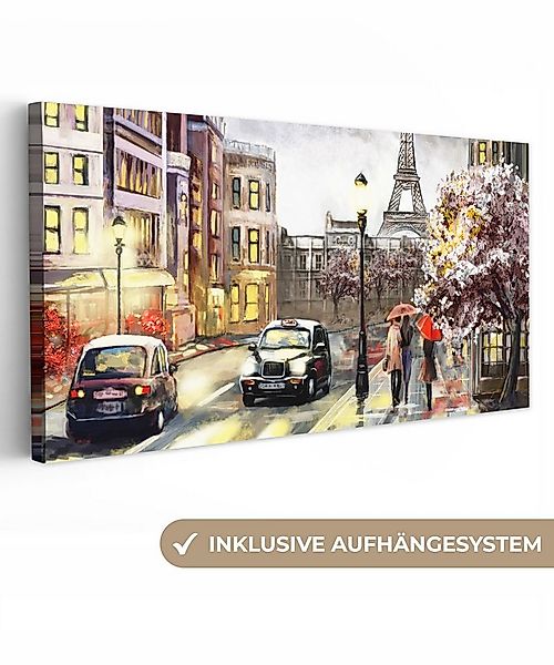 OneMillionCanvasses® Leinwandbild Panorama Kunstdrucke - Paris - Frankreich günstig online kaufen