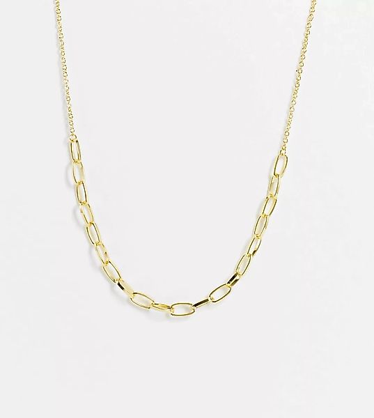 DesignB London – Vergoldete Halskette-Goldfarben günstig online kaufen