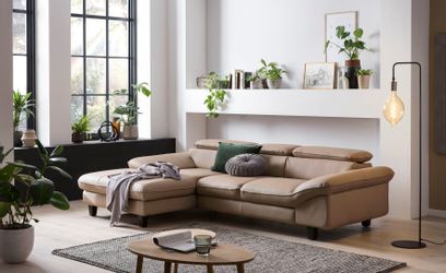 Home affaire Ecksofa "Pilot L-Form" mit Kopfteilverstellung, wahlweise mit günstig online kaufen