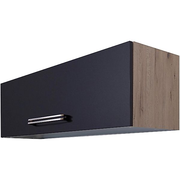 Flex-Well Exclusiv Küchen-Kurz-Hängeschrank Lara 100x32cm Anthra.-San Remo günstig online kaufen