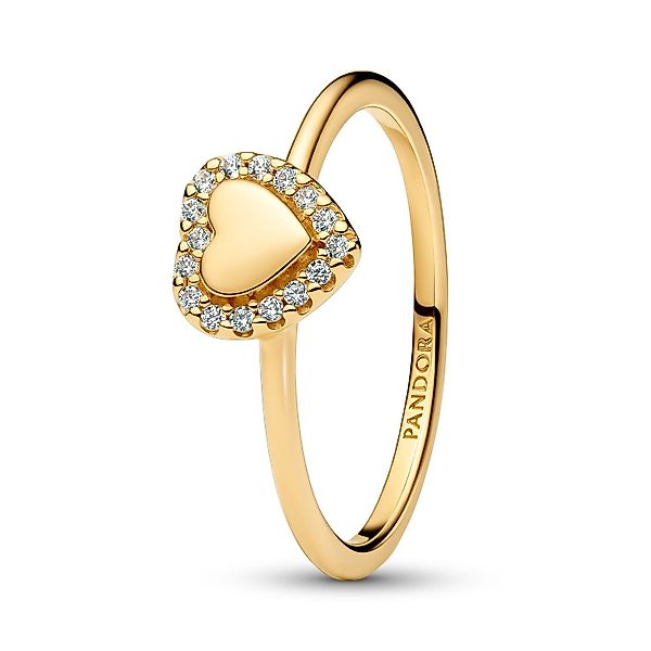 Pandora Fingerring Herz Goldfarben günstig online kaufen
