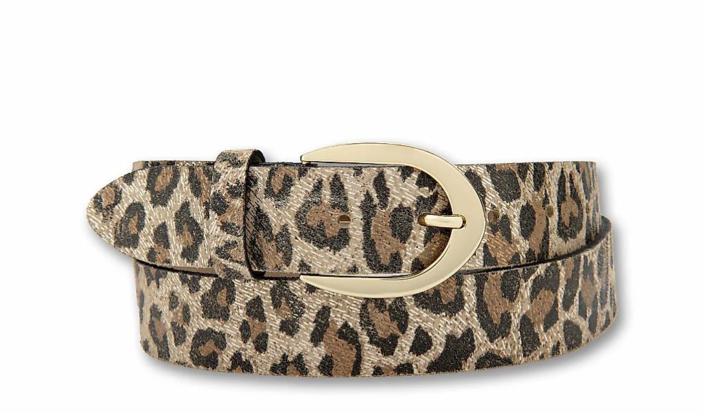 BERND GÖTZ Ledergürtel mit Metallicprint günstig online kaufen