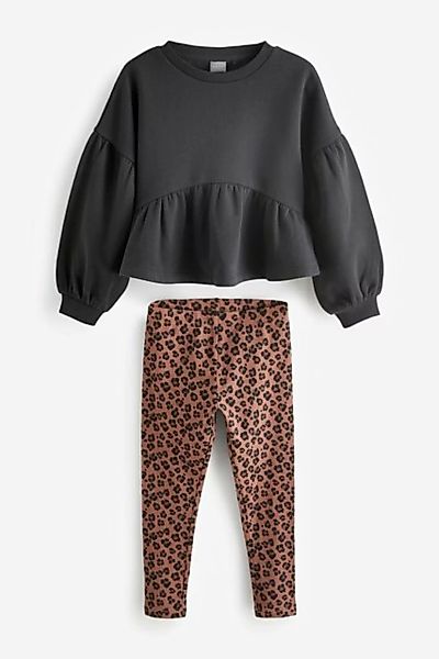 Next Shirt & Leggings Sweatshirt mit Schößchen und Leggings im Set (2-tlg) günstig online kaufen