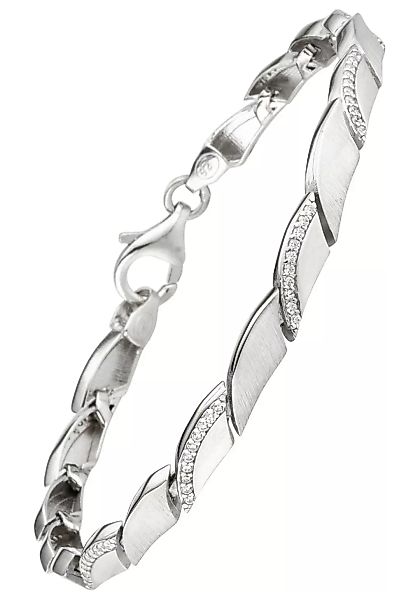 JOBO Armband, 925 Silber mit 80 Zirkonia 19 cm günstig online kaufen